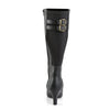 DIVINE-2018 Stiefel Schwarz Matt von Pleaser Pink Label – Ansicht 4