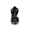 DIVINE-415 Pumps Schwarz Lack von Pleaser Pink Label – Ansicht 2