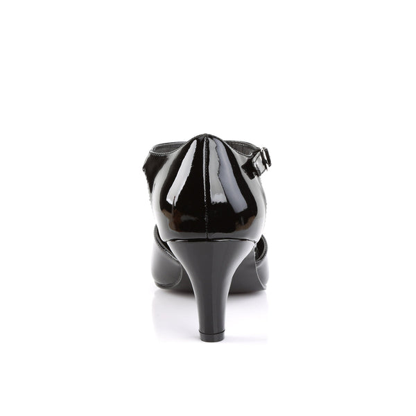 DIVINE-415 Pumps Schwarz Lack von Pleaser Pink Label – Ansicht 4
