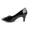 DIVINE-420 Pumps Lack Schwarz von Pleaser Pink Label – Ansicht 3