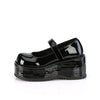 DOLLIE-01 Plateau Schuhe Lack schwarz Mary Janes von DemoniaCult – Ansicht 3