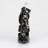 DOMINA-118 High Heel Sandaletten - Schwarz Lack von Devious – Ansicht 2