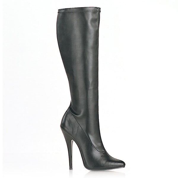 DOMINA-2000 Stiefel Schwarz Matt von Devious