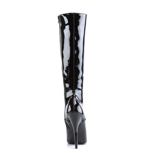 DOMINA-2020 Stiefel Schwarz Lack von Devious – Ansicht 4