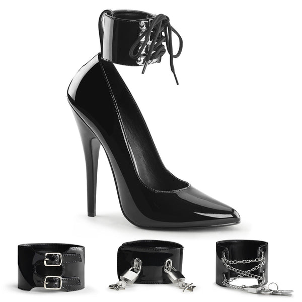 DOMINA-434 Pumps schwarz von Devious