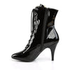 DREAM-1020 Stiefeletten Schwarz Lack von Pleaser Pink Label – Ansicht 3