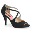 DREAM-412 Sandaletten Schwarz von Pleaser Pink Label