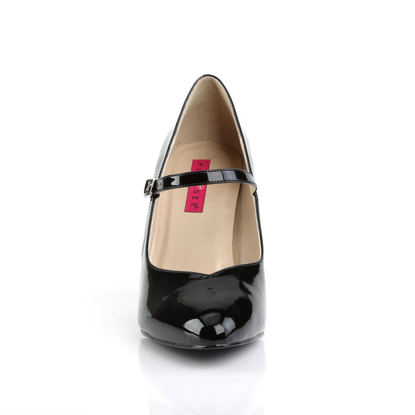 DREAM-428 Pumps Schwarz Lack von Pleaser Pink Label – Ansicht 2
