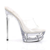 ECLIPSE-601 Plateau Pantoletten Transparent von Pleaser – Ansicht 5