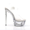 ECLIPSE-608 Plateau Sandaletten Transparent von Pleaser – Ansicht 5