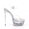 ECLIPSE-608DM Plateau Sandaletten klar von Pleaser – Ansicht 5