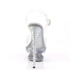 ECLIPSE-608GT Plateau Sandaletten von Silber | Pleaser – Ansicht 4