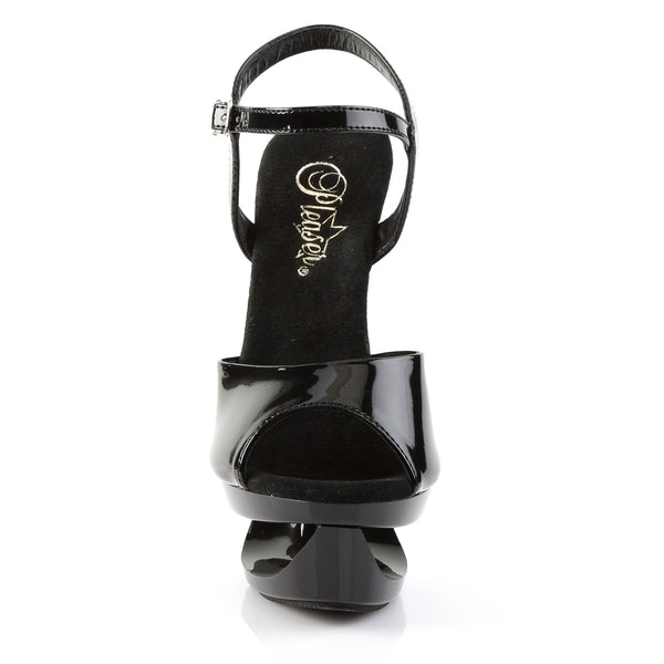 ECLIPSE-609 Plateau Sandaletten Schwarz von Pleaser – Ansicht 2