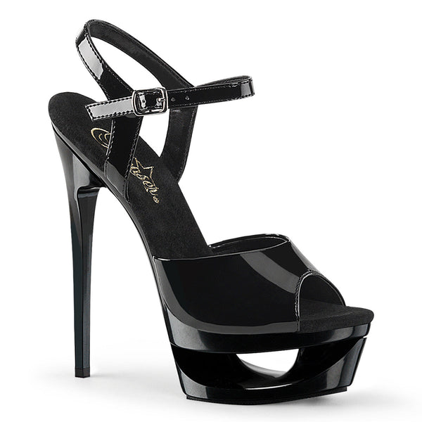 ECLIPSE-609 Plateau Sandaletten Schwarz von Pleaser