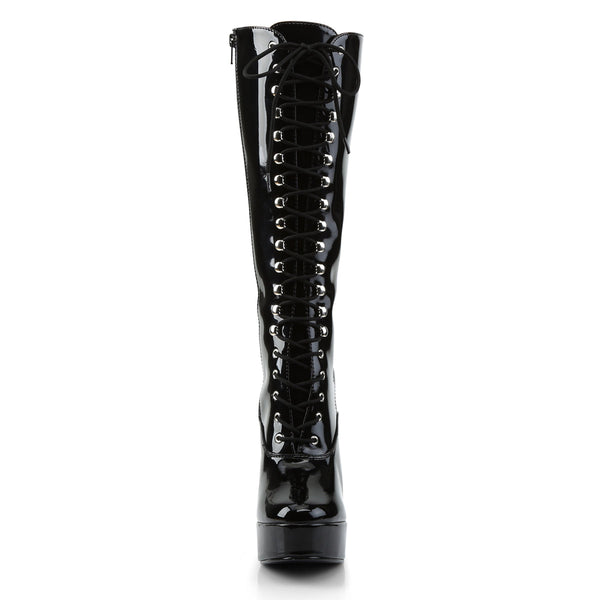 ELECTRA-2020 Plateau Stiefel Schwarz Lack von Pleaser – Ansicht 2