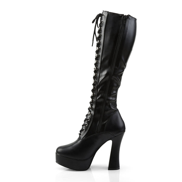 ELECTRA-2023 Plateau Stiefel Schwarz | Pleaser SALE