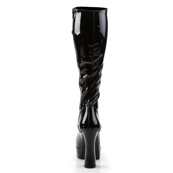 ELECTRA-2023 Plateau Stiefel Schwarz Lack von Pleaser – Ansicht 4