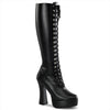 ELECTRA-2023 Plateau Stiefel Schwarz von Pleaser
