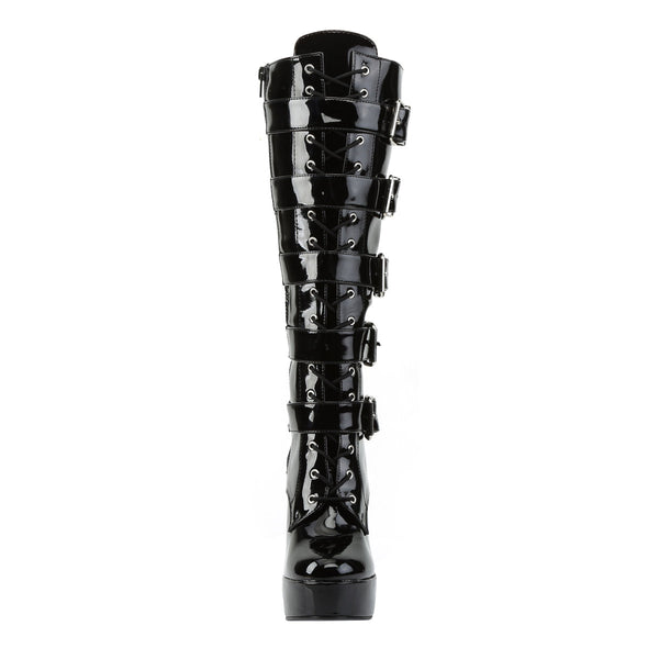 ELECTRA-2042 Plateau Stiefel Schwarz von Pleaser – Ansicht 2
