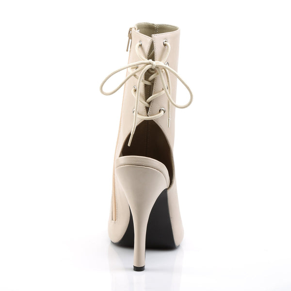 EVE-102 Stiefeletten Creme von Pleaser Pink Label – Ansicht 4