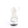 EXCITE-608 Plateau Sandaletten - Transparent von Pleaser – Ansicht 2