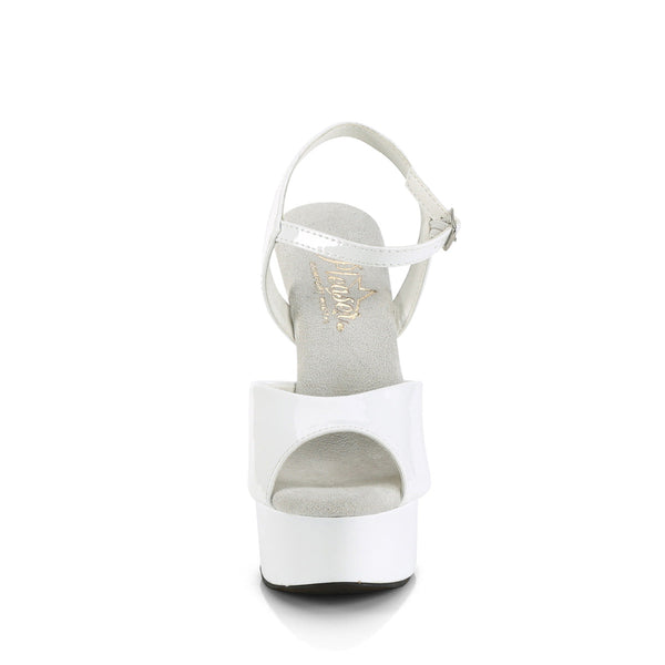 EXCITE-609 Plateau Sandaletten - Weiß von Pleaser – Ansicht 2