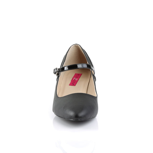 FAB-425 Kitten Heel Pumps Schwarz von Pleaser Pink Label – Ansicht 2