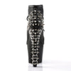 FEARLESS-700-28 Plateau Stiefeletten mit Nieten Schwarz von Pleaser – Ansicht 4
