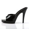 FLAIR-401-2 Pantoletten Lack Schwarz von Fabulicious – Ansicht 3