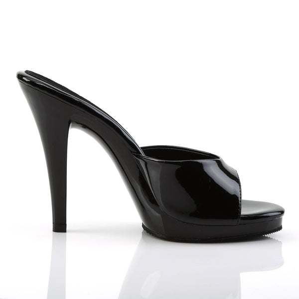 FLAIR-401-2 Pantoletten Lack Schwarz von Fabulicious – Ansicht 5