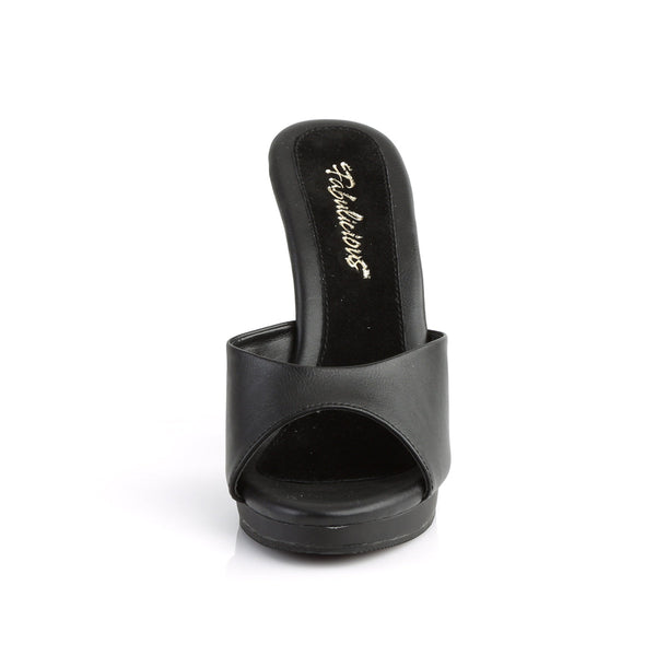 FLAIR-401-2 Pantoletten Schwarz von Fabulicious – Ansicht 2