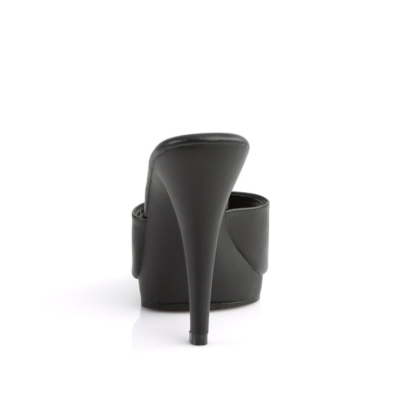 FLAIR-401-2 Pantoletten Schwarz von Fabulicious – Ansicht 4