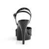 FLAIR-409 Sandaletten Lack Schwarz von Fabulicious – Ansicht 4