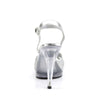 FLAIR-419(G) Sandaletten Silber/Transparent von Fabulicious – Ansicht 4