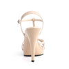 FLAIR-420 Sandaletten Lack Nude von Fabulicious – Ansicht 4