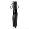 FLAMINGO-1016 Plateau Stiefeletten Schwarz von Pleaser – Ansicht 4