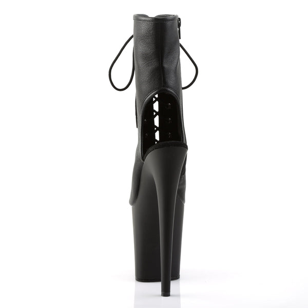 FLAMINGO-1016 Plateau Stiefeletten Schwarz von Pleaser – Ansicht 4