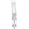 FLAMINGO-1018C Plateau Stiefeletten Transparent von Pleaser – Ansicht 4