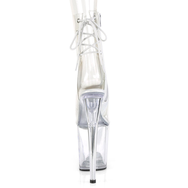 FLAMINGO-1018C Plateau Stiefeletten Transparent von Pleaser – Ansicht 4