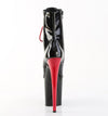 FLAMINGO-1020 Plateau Stiefeletten Schwarz von Pleaser – Ansicht 4