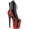FLAMINGO-1020FLM Plateau Stiefeletten Flammen von Pleaser