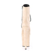 FLAMINGO-1020FS Plateau Stiefeletten - Beige von Pleaser – Ansicht 4