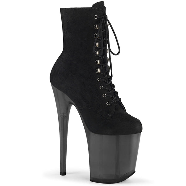 FLAMINGO-1020FST Plateau Stiefeletten - Schwarz von Pleaser
