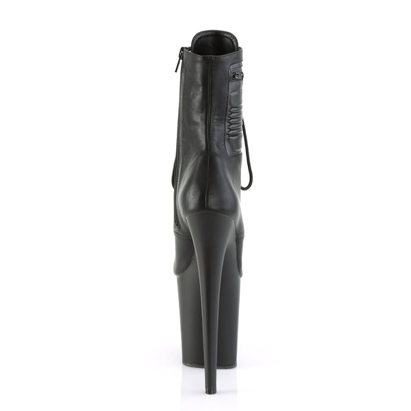 FLAMINGO-1020PK Plateau Stiefeletten - Schwarz von Pleaser – Ansicht 4