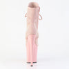 FLAMINGO-1020RM Plateau Stiefeletten Rosa Glitzer von Pleaser – Ansicht 4
