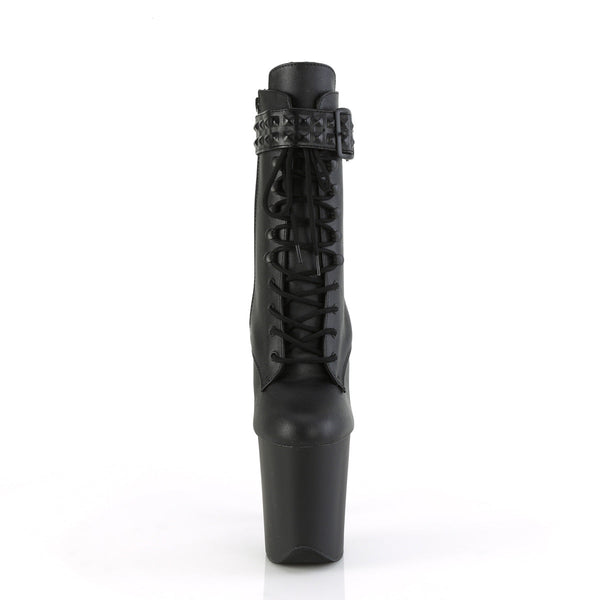 FLAMINGO-1020STR Plateau Stiefeletten - Schwarz von Pleaser – Ansicht 2