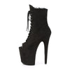 FLAMINGO-1021FS Plateau Stiefeletten - Schwarz von Pleaser – Ansicht 3