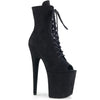 FLAMINGO-1021FS Plateau Stiefeletten - Schwarz von Pleaser