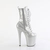 FLAMINGO-1040GP Plateau Stiefeletten Silber von Pleaser – Ansicht 5