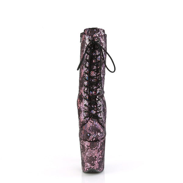 FLAMINGO-1040SPF - Plateau Stiefeletten - Lila Mehrfarbig von Pleaser – Ansicht 2